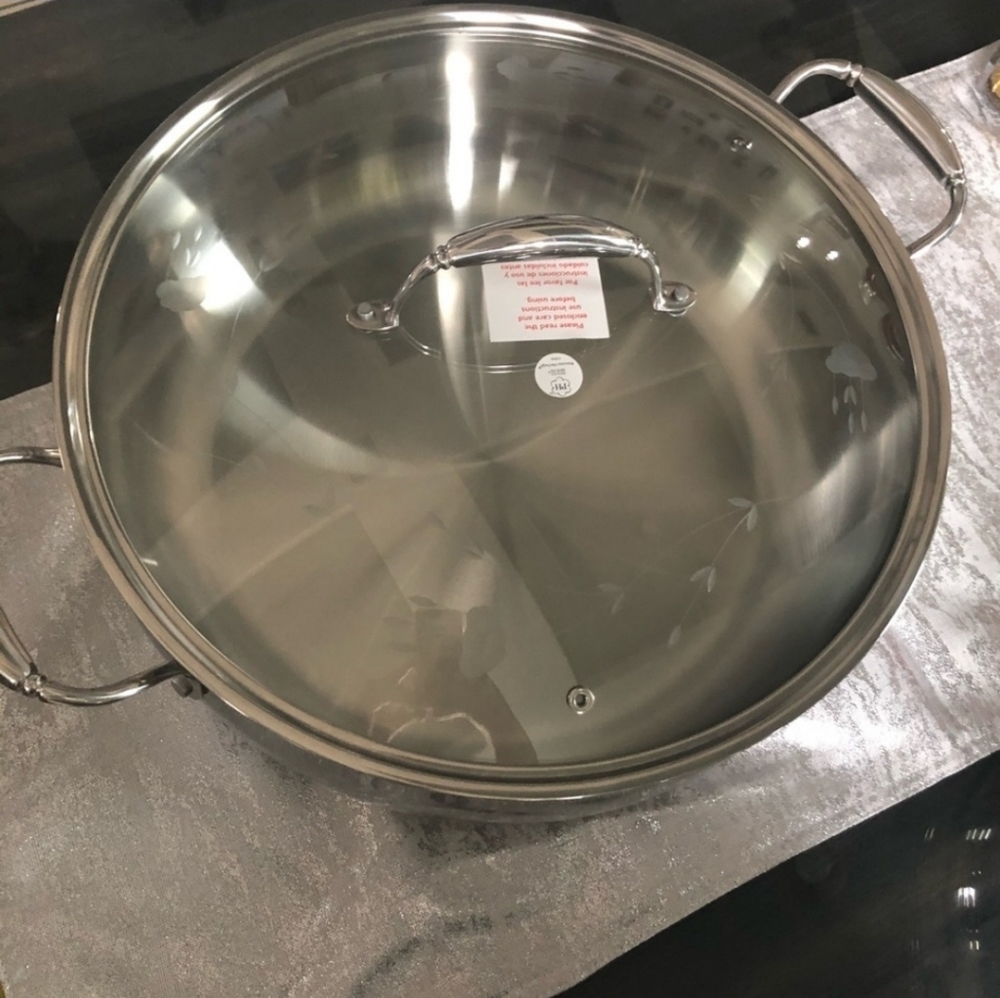 Casuela de 14 qt tri-ply de princess house
